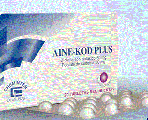 AINE – KOD PLUS TABLETAS RECUBIERTA