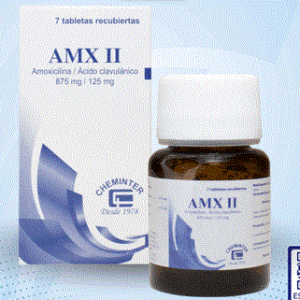 AMX II TABLETA RECUBIERTA (7 TABLETAS RECUBIERTAS)